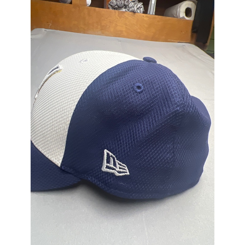 New Era 59FIFTY Milwaukee Brewers Hat Navy White Fitted Size 7 3/4 MLB Cap - Picture 2 of 4